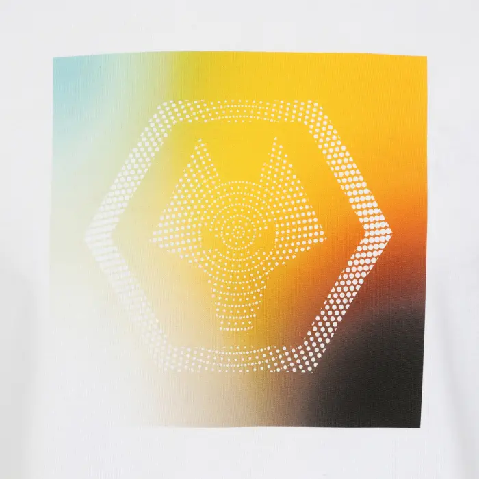 Wolverhampton Wanderers Shirt Store | Gradient Box T-Shirt – White Collection Wolverhampton Wanderers Official Gear